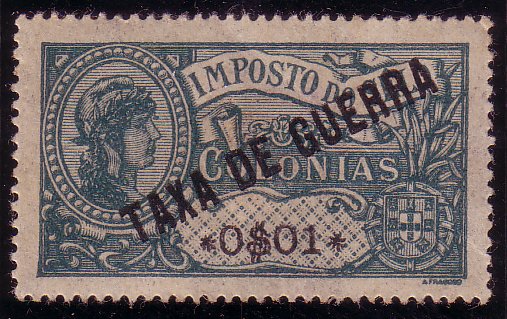 Overprinted Fiscal Stamp
