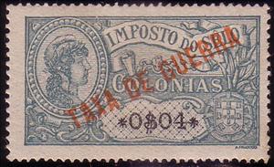 Stamp, Overprinted Fiscal Stamp, Portuguese colonies and territories in Africa,  