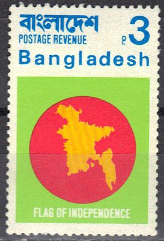Map and flag