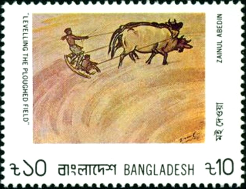 Levelling the Plowed Field, by Zainul Abedin
