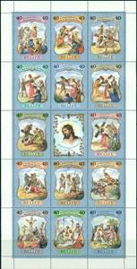 Mini Sheet, Sheet of 14, Belize,  