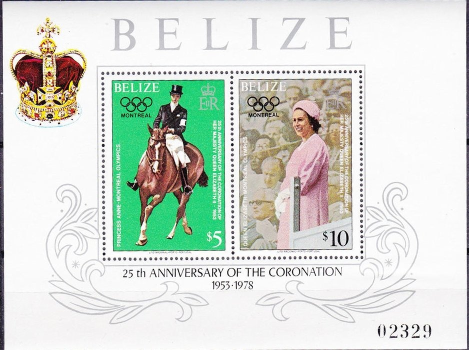 Princess Anne on horseback; Queen at the Olympic Games, Mont