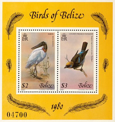 Sheet of 2 Birds