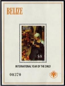 Souvenir Sheet, Paumgartner Altarpiece, Belize,  