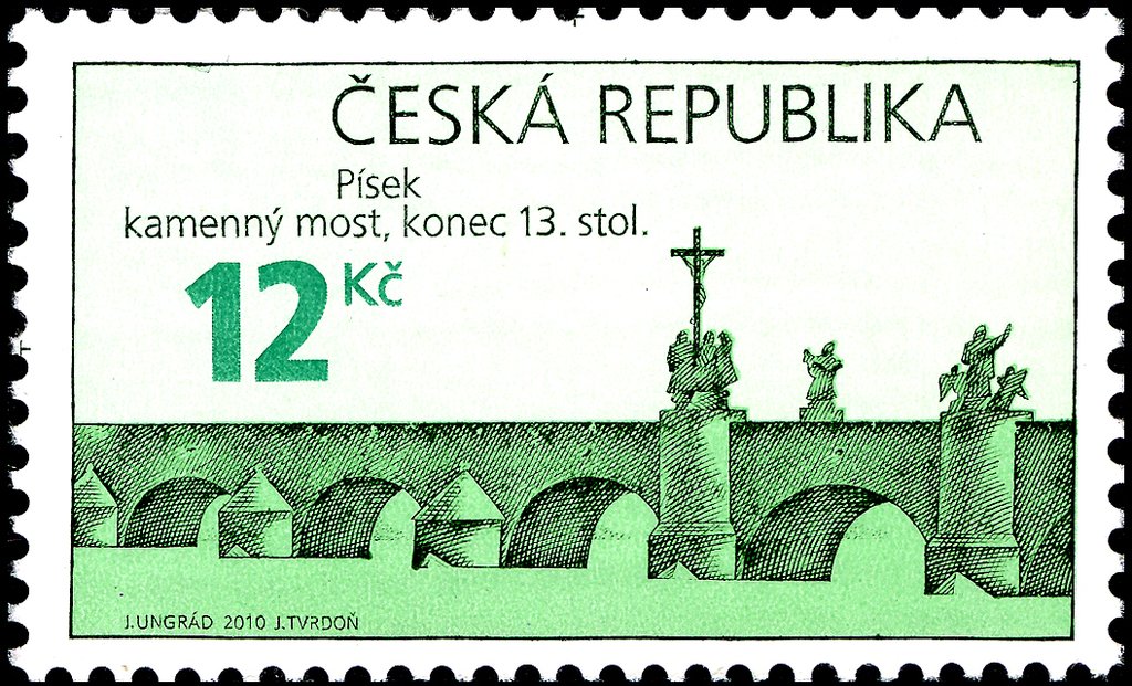 Historical Bridge in Pisek