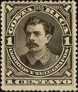 Stamp, Ramón Bernardo Soto Alfaro (1854-1931), Costa Rica,  