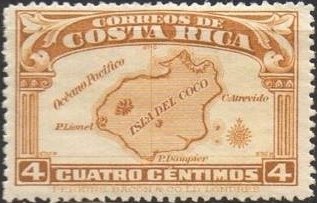 Map of Cocos Island