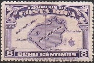 Map of Cocos Island