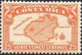 Map of Cocos Island