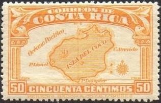 Map of Cocos Island