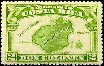 Map of Cocos Island