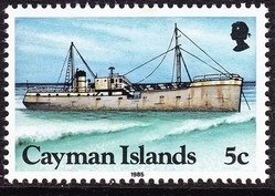 Stamp, In Cayman Waters, Cayman Islands,  , Shipwrecks