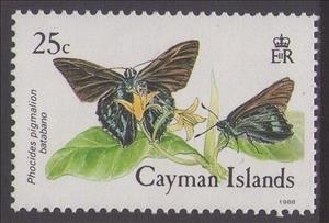 Stamp, Mangrove Skipper (Phocides pigmalion ssp. batabano), Cayman Islands,  , Butterflies