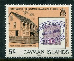 Stamp, P.O. Georgetown, Cayman Islands,  , Stamps, Post Offices