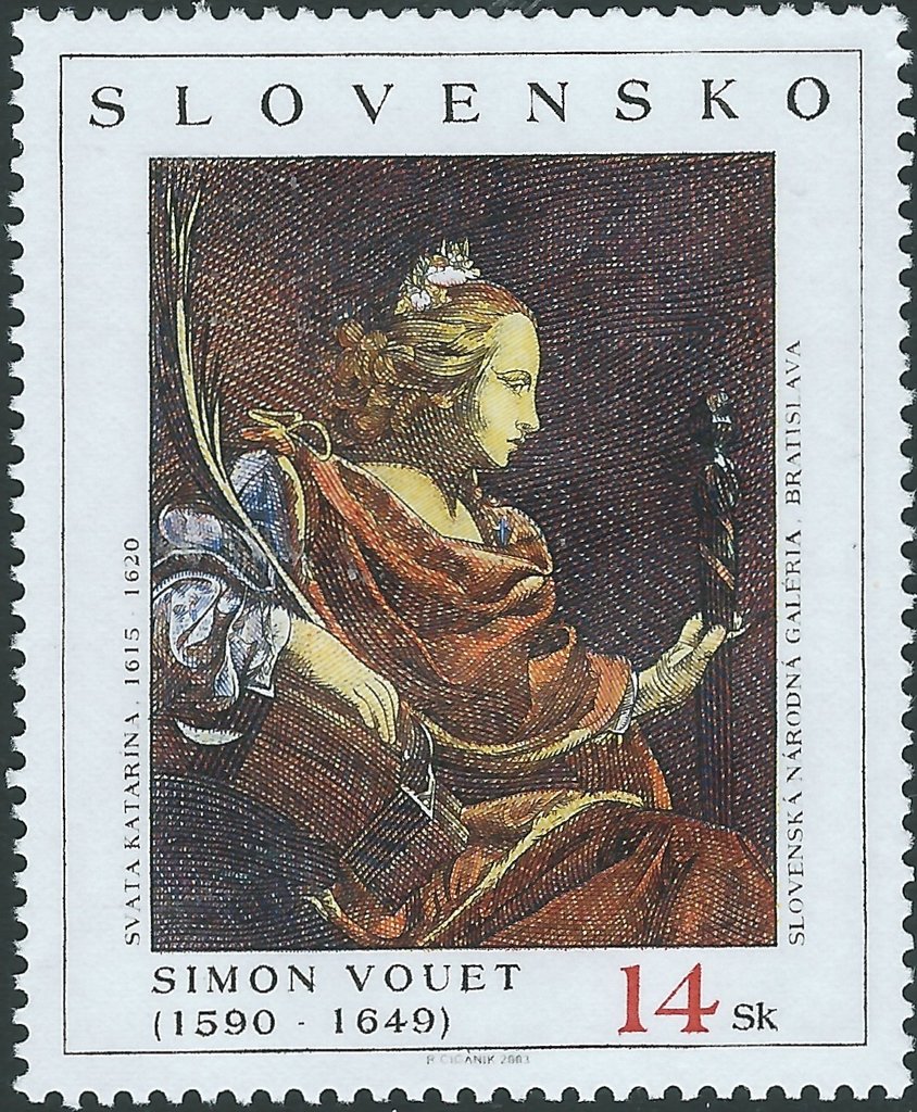St Catherine, by Simon Vouet