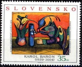Painting of Karol Baron