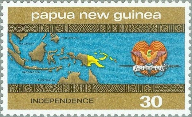 Independence- Regional map and bird of paradise