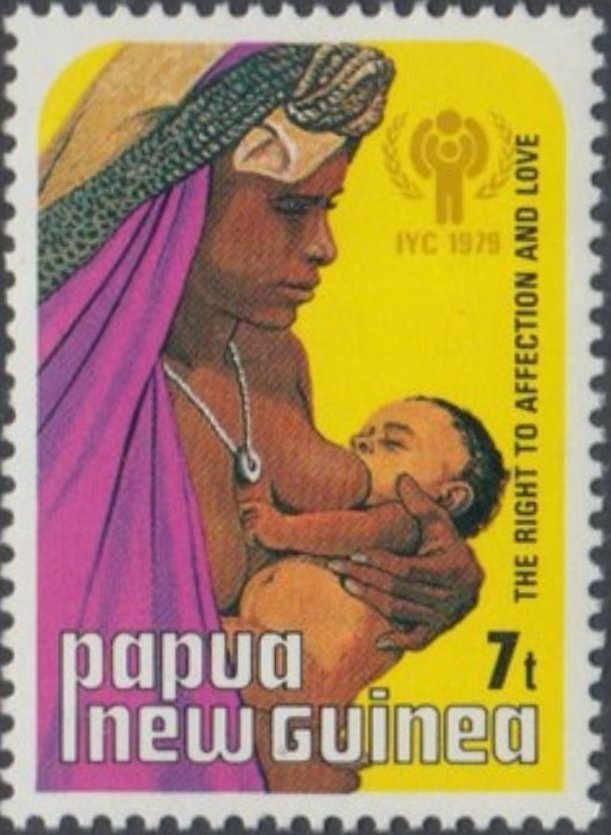 Mother nursing baby