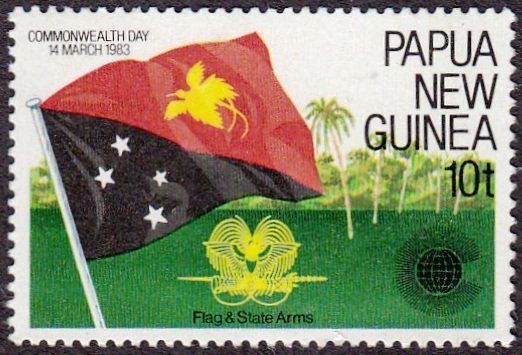 Flag, arms