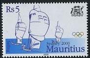 Stamp, Sailing - J.O. Sydney, Mauritius,  , Olympic Games