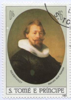 Young man with pointed beard