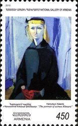 Portrait of Actress Khmara, by. H. Kalents
