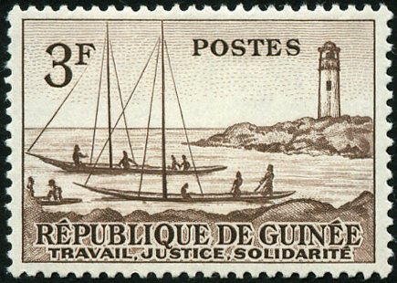 Ships and lighthouse