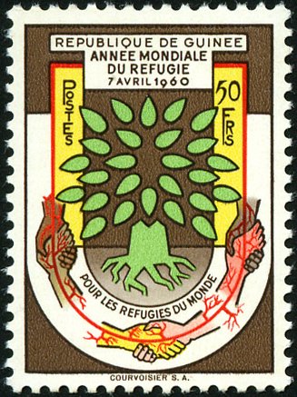 Sign of the World Refugee Year