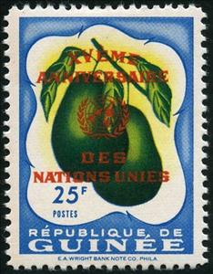 Stamp, Mango, Guinea, Social Democratic Republic,  , Fruits