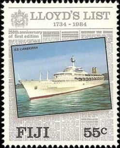Stamp, Canberra, Fiji,  