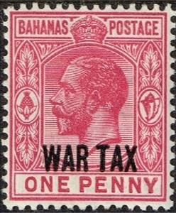 Stamp, Overprinted,Black or Red, Bahamas,  