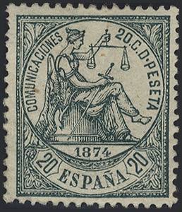 Stamp, Allegory of Justice, Spain,  