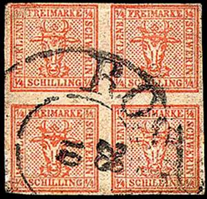 Stamp, Bull head, German States,  