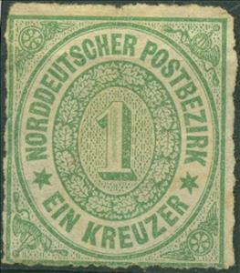 Stamp, Numeral in oval, German States,  