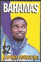 Stamp, Avard Moncur - The Golden Knight, Bahamas,  