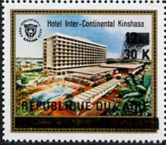 CD 796 with overprint and new value