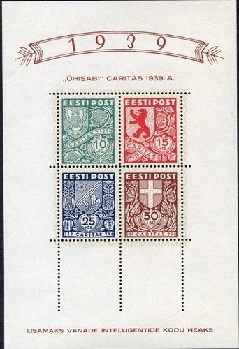 Caritas 1939 Block issue