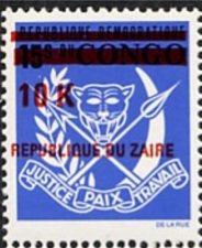 CD 694 with overprint and new value