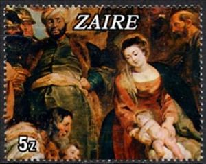 Stamp, Christmas, Zaire,  , Christmas
