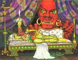 Souvenir Sheet, Djin and princess, Uzbekistan,  