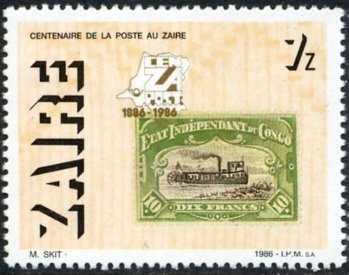with stamp CD 29 Congo Independent State