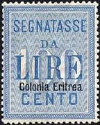Stamp, Segnatasse, Italian colonies, territories and occupations,  