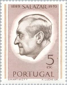 Stamp, Salazar, Antonio, Portugal,  , Heads of State, Politicians