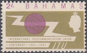 Stamp, ITU Emblem, Bahamas,  