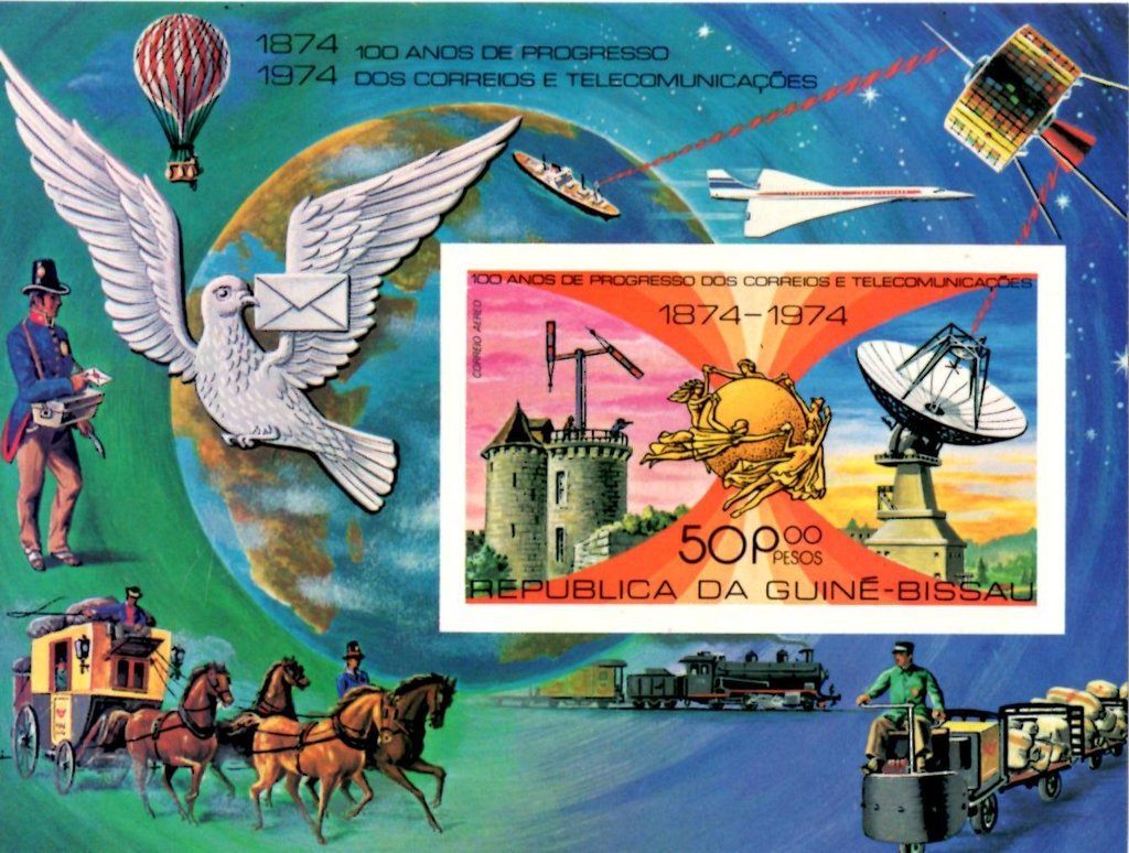 Semaphore signalling system, satellite dish