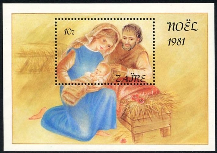 Jozef, Maria and child Jesus