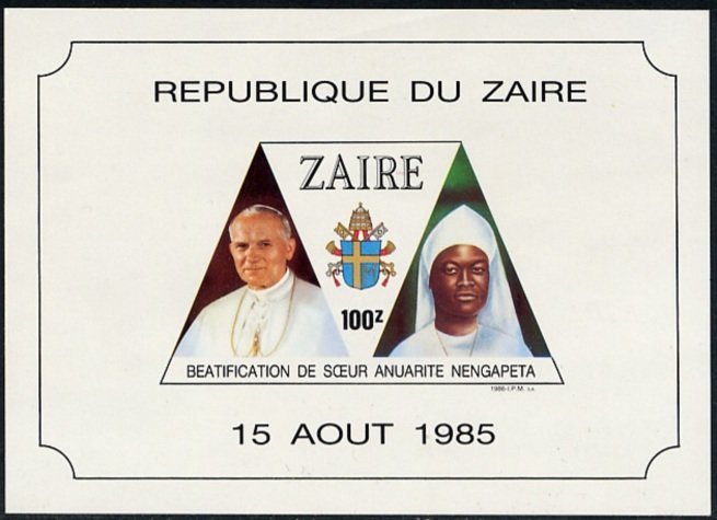 John-Paul II and Sister Anuarite