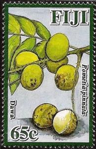 Stamp, Dawa (P. ometia pinnata), Fiji,  , Fruits