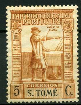 Stamp, Vasco da Gama (1469 - 1524), São Tomé and Príncipe,  