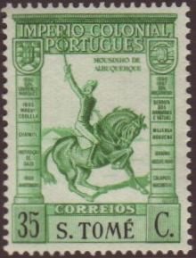 Stamp, Mousinho de Albuquerque, São Tomé and Príncipe,  
